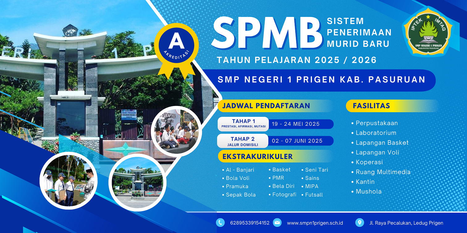 Sistem Penerimaan Murid Baru Tapel 2025 / 2026